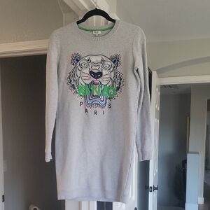 Kenzo Sweatshirt Dress, Size XS
